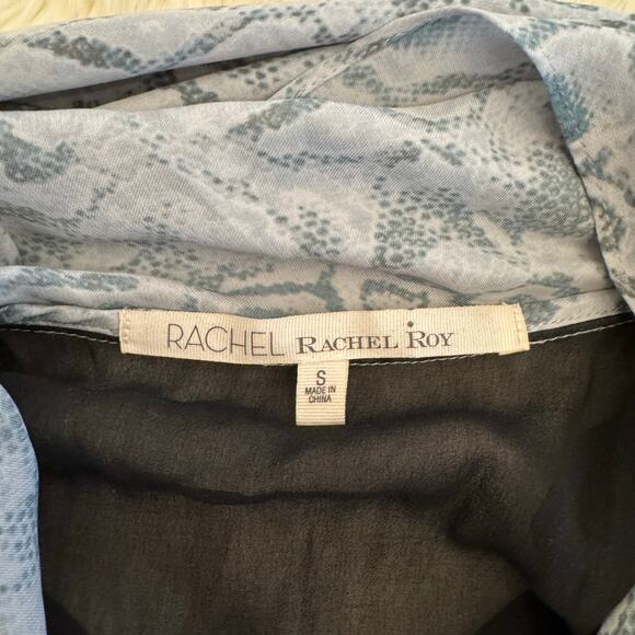 RACHEL Rachel Roy Snakeskin Sheer Back Mini Dress Small NWT - Picture 7 of 12